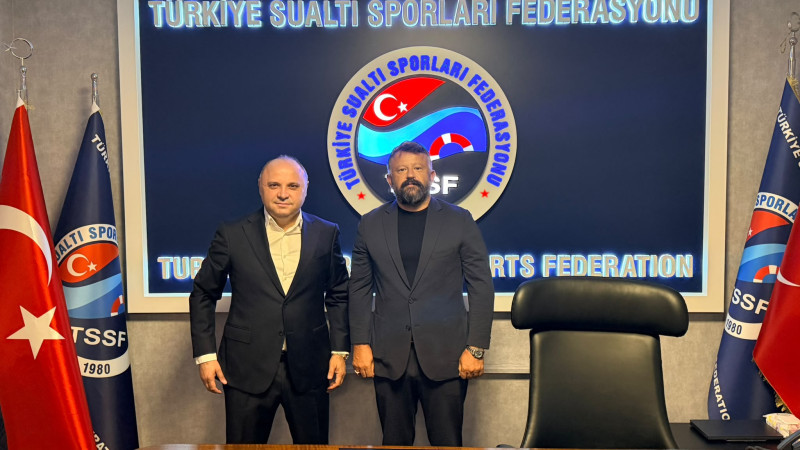 TURGAY KILIÇ’DAN TÜRKİYE SU ALTI SPORLARI FEDERASYONUNA ZİYARET