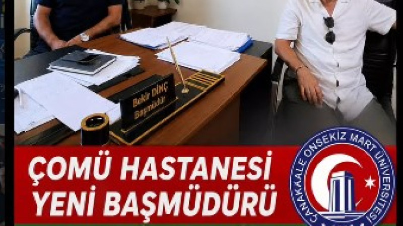 Prof.Dr. Köksal'dan ÇOMÜ Hastane Başmüdürüne Ziyaret