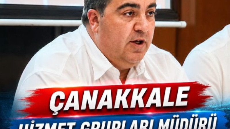 Çanakkale Belediyesi Hizmet Grupları Müdürü Görevinden İstifa etti