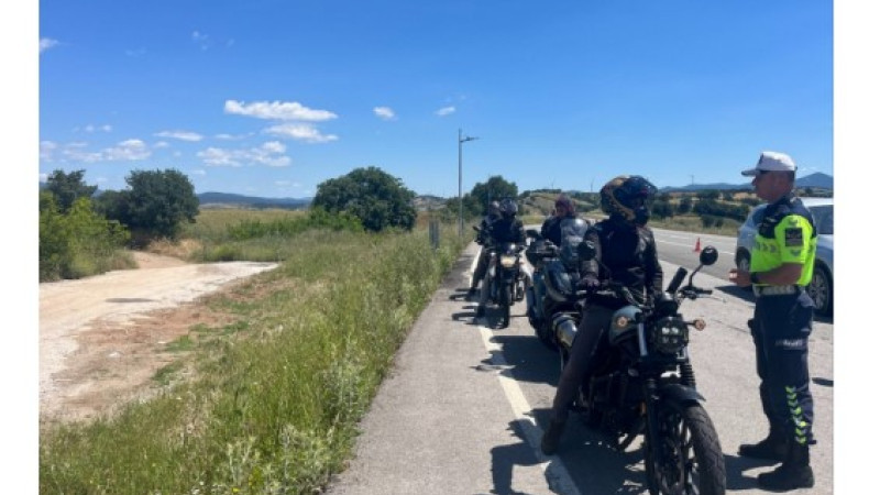 Çanakkale'de Motosiklet ve Motorlu Bisikletlere Sıkı Denetim