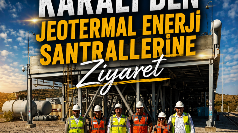 Kaymakam Karali’den Jeotermal Enerji Santrallerine Ziyaret