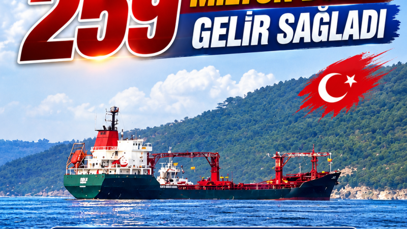 Çanakkale Boğazı’ndan Geçen Gemilerden Bir Yılda