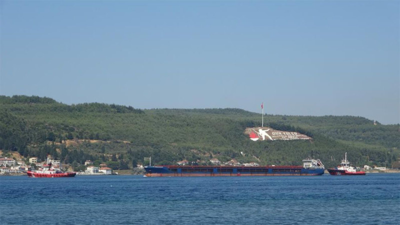 Çanakkale Boğazı'nda gemi arızalandı