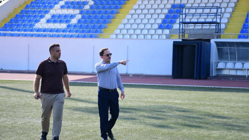 İlyas Bayram Stadyumu’nda 3. Lig Hazırlıkları İncelendi