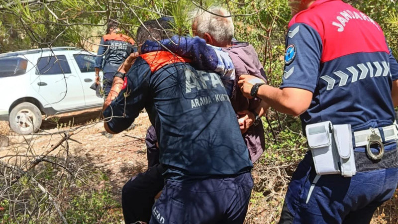 Ayvacık’ta Kaybolan Alzheimer Hastası Yaşlı Adam Sağ Bulundu
