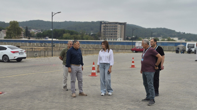 Çan'da MTSK Uygulama Sınav Alanında İnceleme