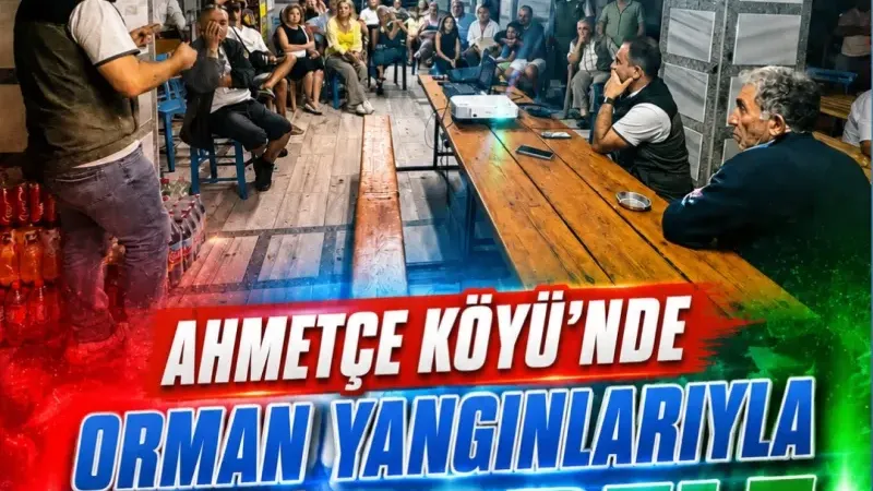 Ahmetçe Köyü’nde Orman Yangınlarıyla Mücadele Eğitimi Düzenlendi