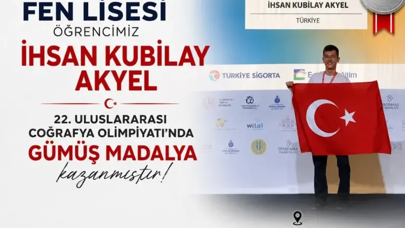 Biga İÇDAŞ Fen Lisesi Öğrencisinden Uluslararası Başarı