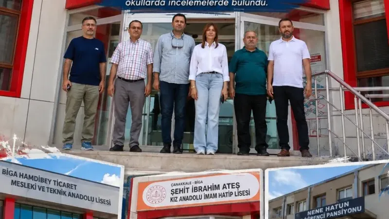 Mine Hayta’dan Biga’da Eğitim Kurumlarına Yakın Takip