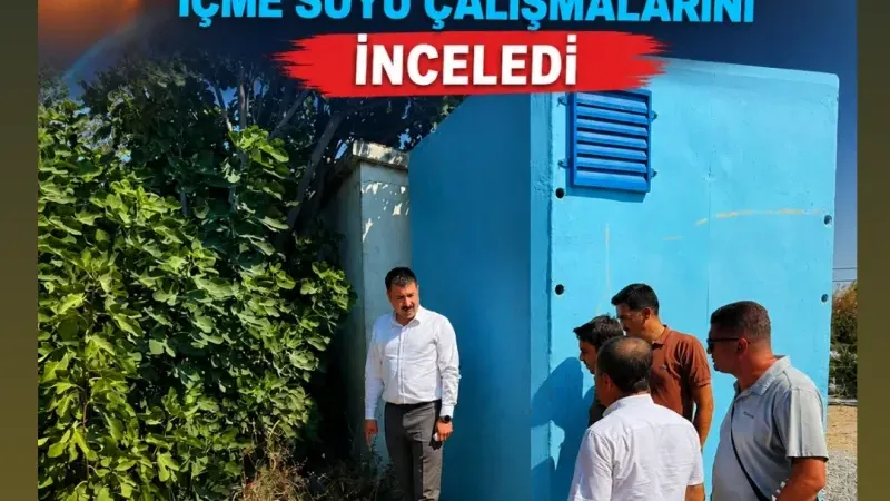 Kaymakam Karali, Ayvacık’taki Altyapı ve İçme Suyu Çalışmalarını İnceledi