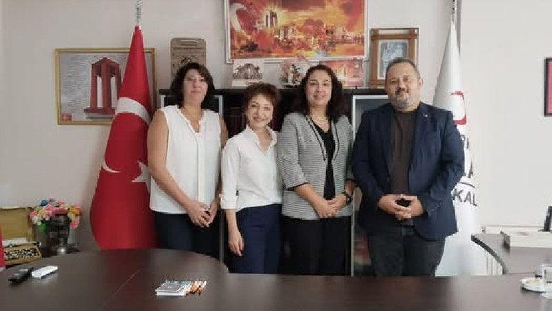 ÇANAKKALE VALİLİĞİ AÇIK KAPI ŞUBE MÜDÜRLÜĞÜ’NDEN TÜRK KIZILAYI’NA ZİYARET