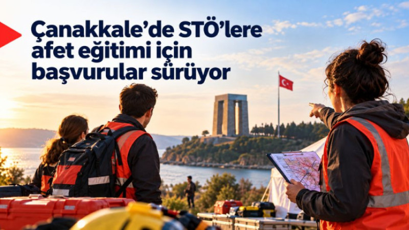 Çanakkale’de STÖ’lere afet eğitimi için başvurular sürüyor