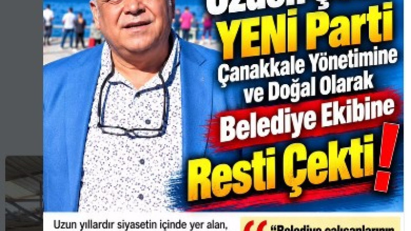 Nam-ı Diğer Camcı Özden Çetin’den Rest: Aktif Siyasetten Çekilme Kararı