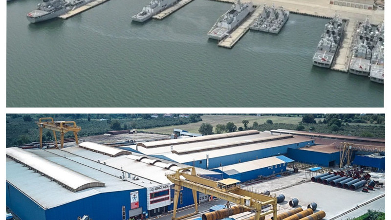 MSB, Çanakkale Boğazı'na iskele inşa ediyor.