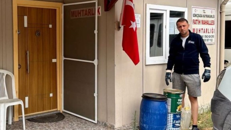 Gökçeada'da 3 ayda 5 ton bitkisel atık yağ geri dönüşüme kazandırıldı