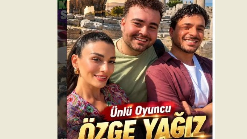 Ünlü Oyuncu Özge Yağız Tarihi Çanakkale'ye Geliyor