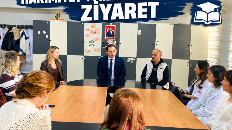 Gelibolu İlçe Millî Eğitim Müdürü Kadir Aydın’dan Hakimiyet-i Milliye Ortaokuluna Ziyaret