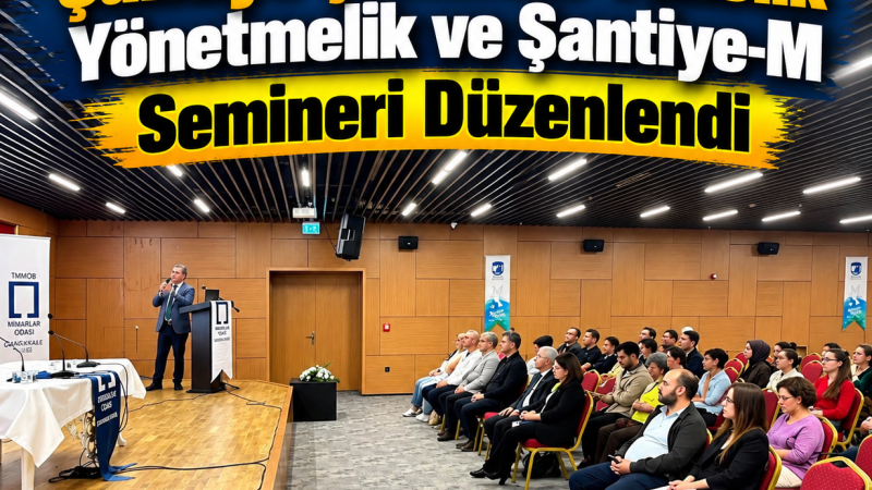 Çanakkale’de Şantiye Şeflerine Yönelik Seminer