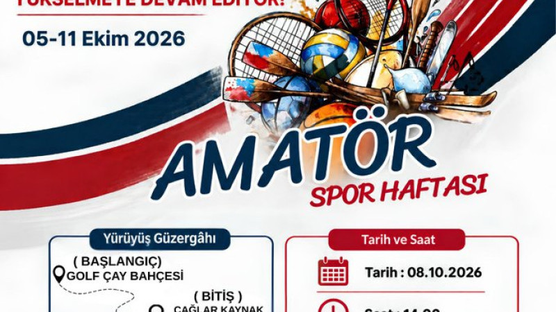 Çanakkale'de Amatör Spor Haftası Coşkusu Yürüyüşle Başlıyor!