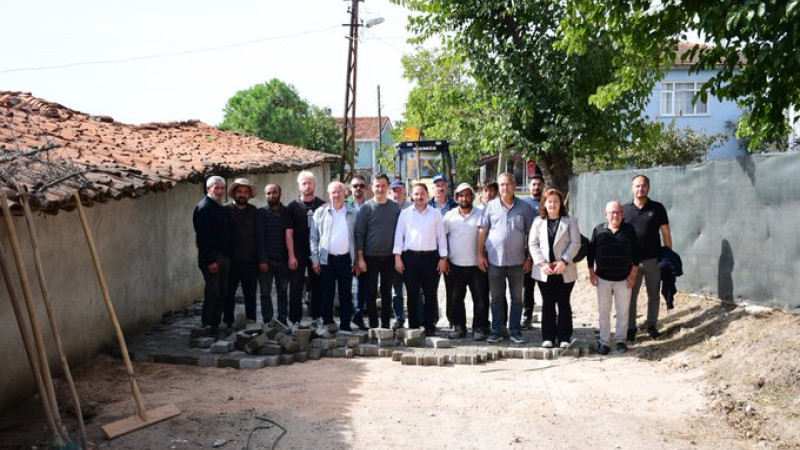 Biga'nın Kalafat Köyü'nde Çalışmalar Sürüyor