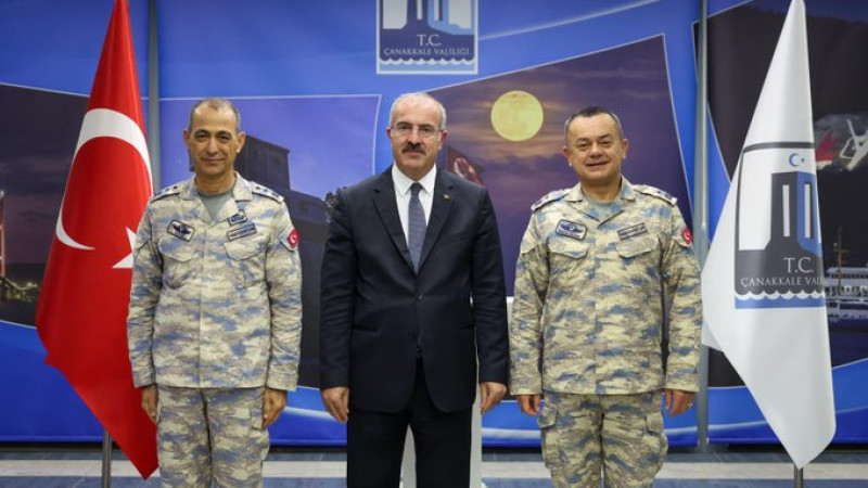 Hava Kuvvetleri Komutanlığı Heyetinden Vali Ömer Toraman’a Ziyaret