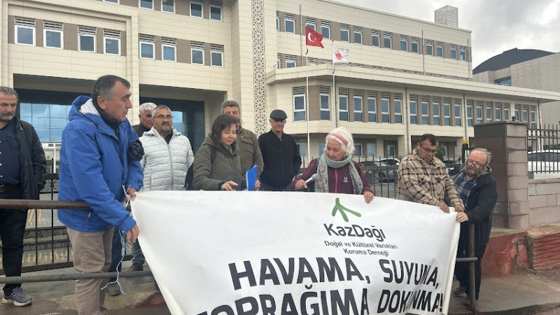 Ayvacık Cemaller ve Söğütlü köylerinde RES projesinin duruşması gerçekleştirildi