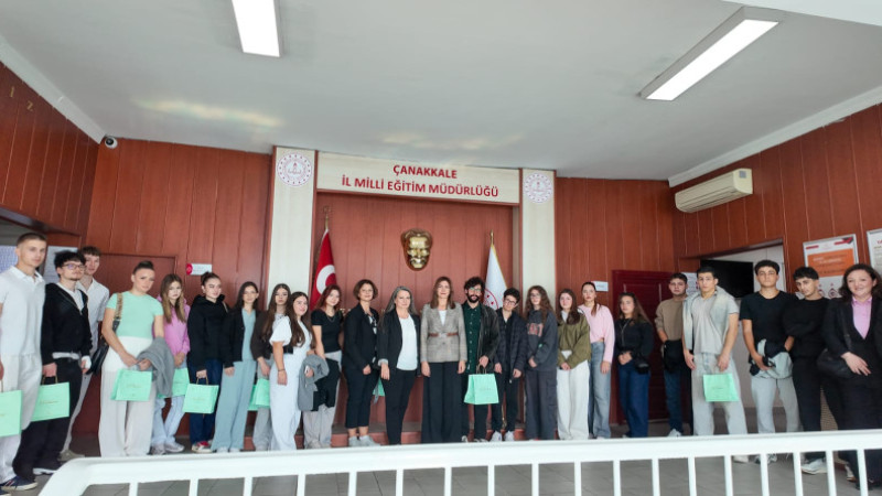 Alman Öğrencilerden İl Millî Eğitim Müdürü Mine Hayta’ya Ziyaret